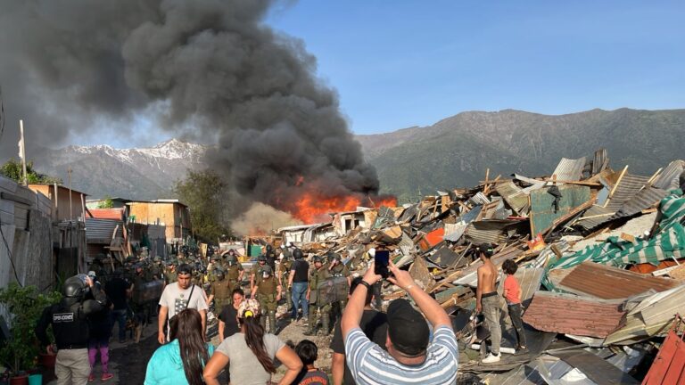 Daniel Reyes anuncia acciones legales por incendio en toma Dignidad