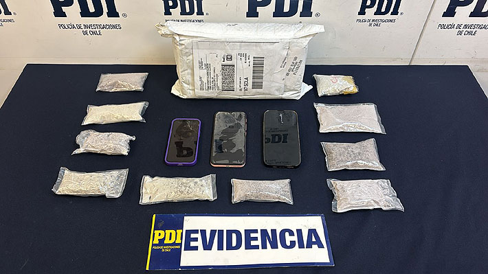 PDI incauta más de un kilo de éxtasis enviado desde Canadá a La Florida: droga fue avaluada en $110 millones