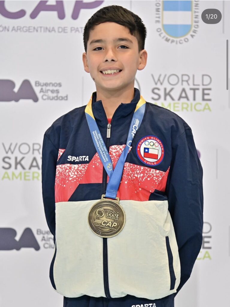Diego Aguilera se corona campeón panamericano de patinaje artístico y lleva el oro a La Florida